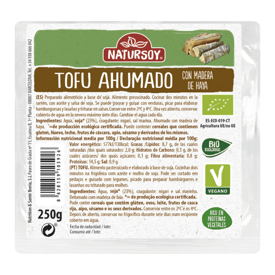 Tofu ahumado 250g NATURSOY